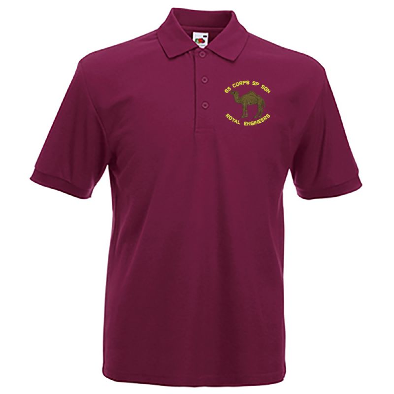 65 Corps Sp Sqn Embroidered polo shirt